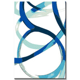 Painting by Numbers Art Abstract Blue Strokes I